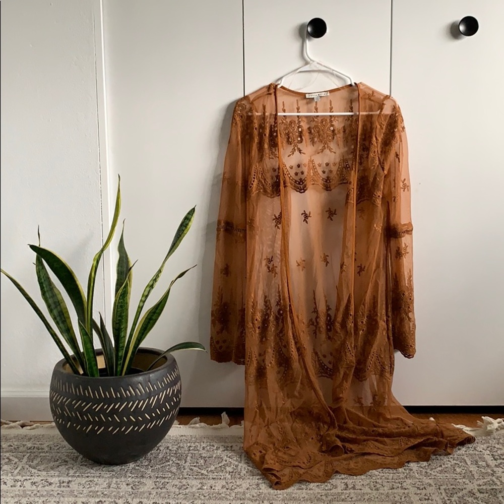 Haute Monde Lace Duster